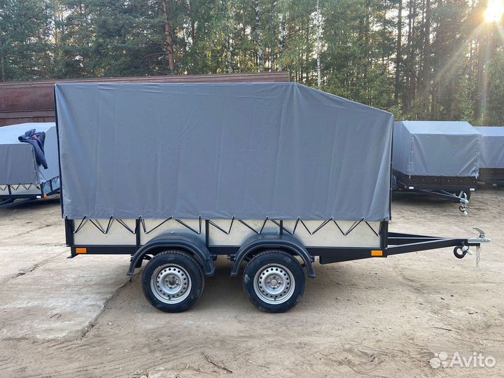 Прицеп легковой двухосный 2.5х1.5 усиленный