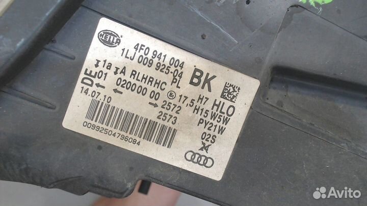 Фара (передняя) Audi A6 (C6), 2010