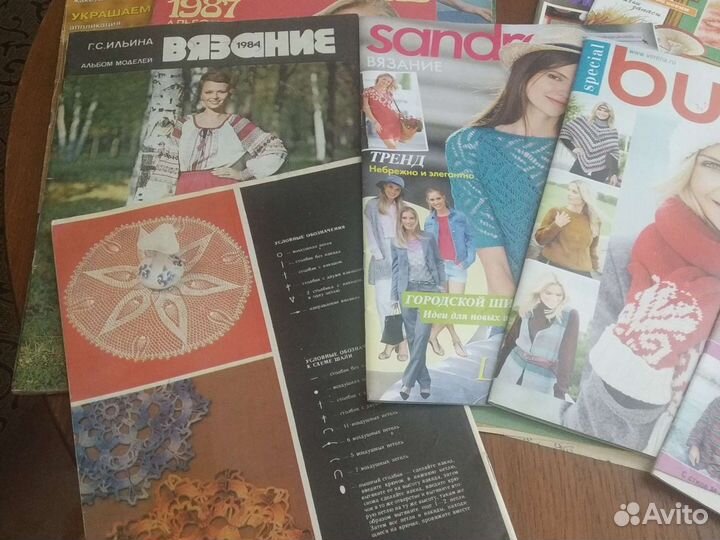 Журналы шитье, вязание, вышивка
