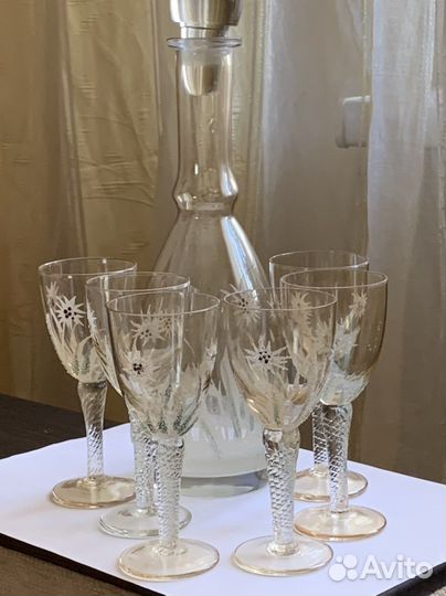 Графин+фужеры Богемия