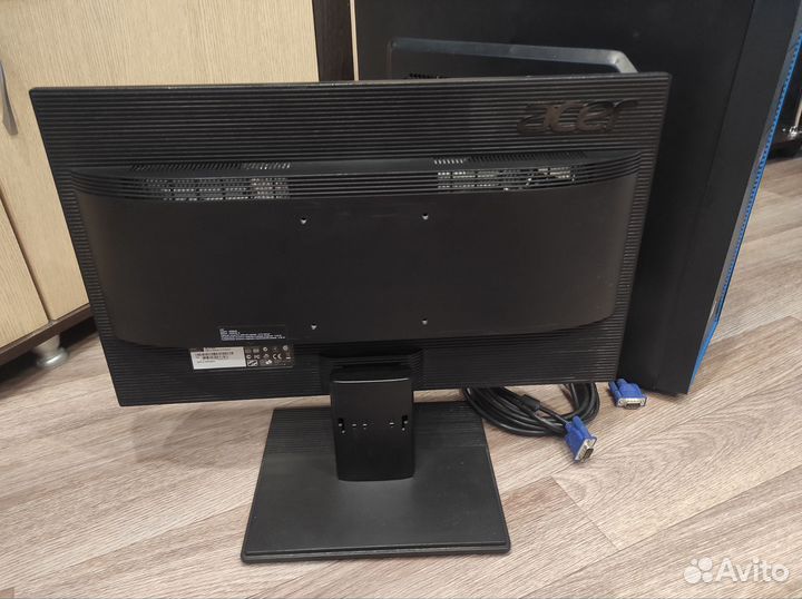 Монитор и корпус пк