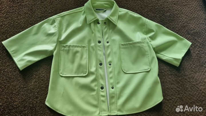 Рубашка кожзам