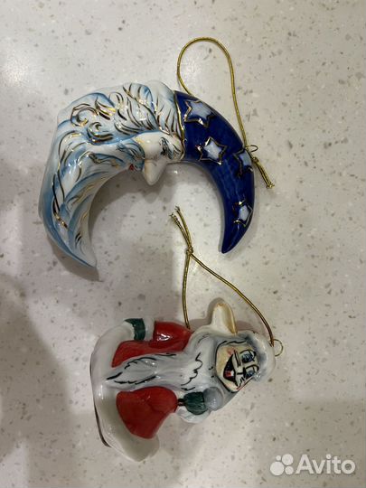 Елочные игрушки лефортовский фарфор