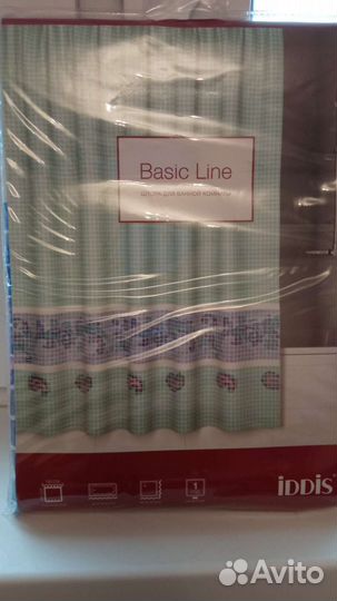 Штора для ванной iddis