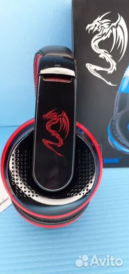 Наушники Demon Dragon 666 Микрофон Блютуз Радио