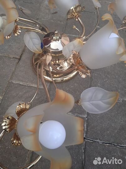 Люстра потолочная бу