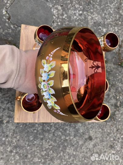 Праздничный набор посуды Богемия Bohemia rokoko