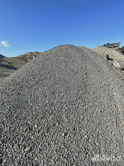 Щебень, песок мытый, щпс