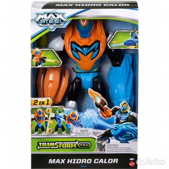 Фигура mattel Огненно-водный Макс Стил