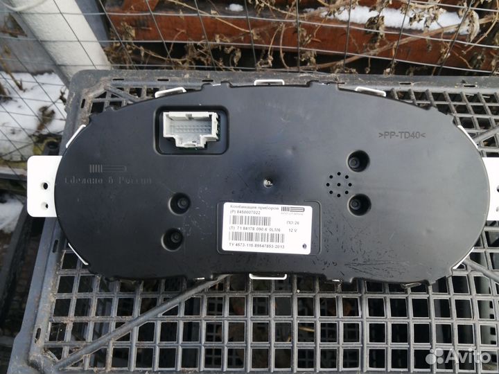 Панель приборов Лада веста 2016 г