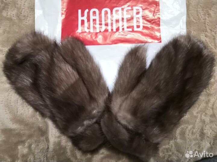 Варежки Каляев норка