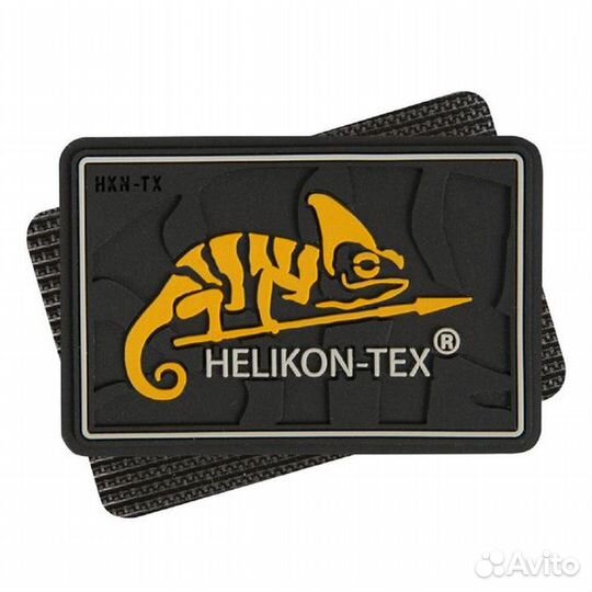 Шеврон на липучке Helikon-Tex Logo Patch (чёрный)