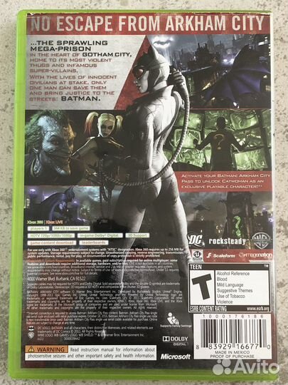 Batman (лицензия) xbox 360