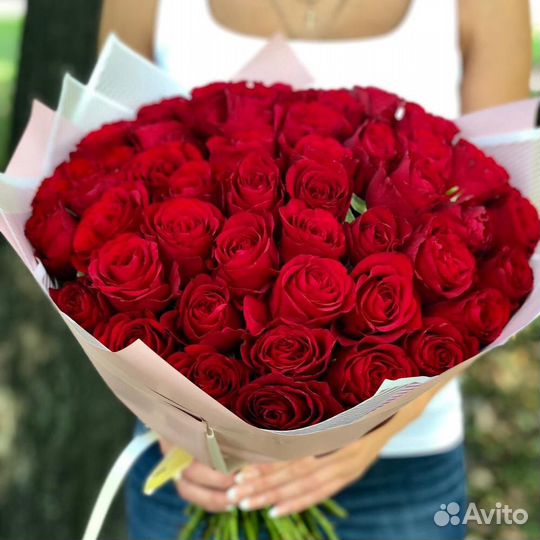 Розы 45 роз 50 см