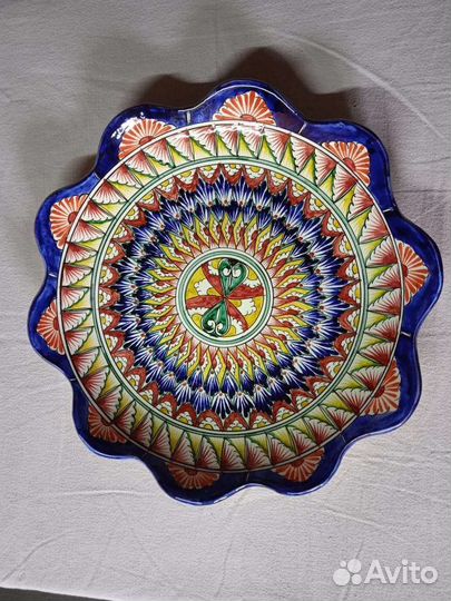 Узбекская посуда: ляганы, чайники, пиалы