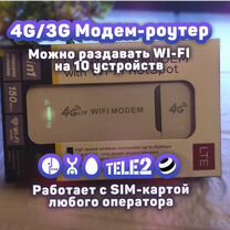 USB Модем 4G WiFi «Любая Sim»