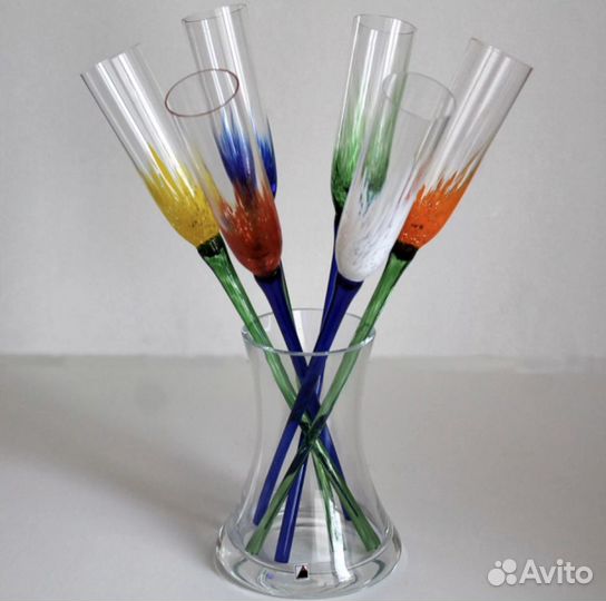 Набор «Ваза с бокалами под шампанское»