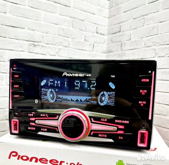 Магнитола 2 din pioneer 4RCA DSP арт881