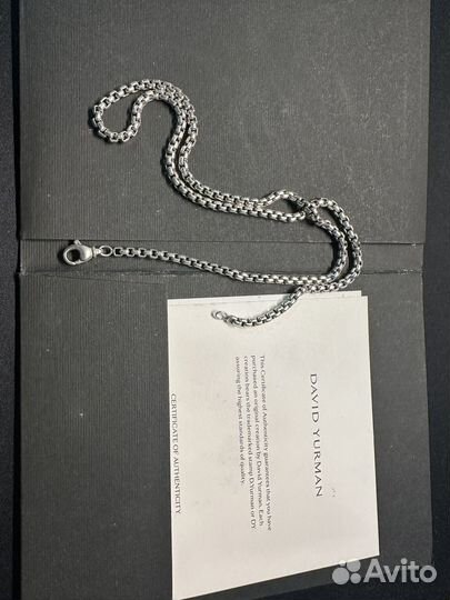 Серебряная цепь david yurman