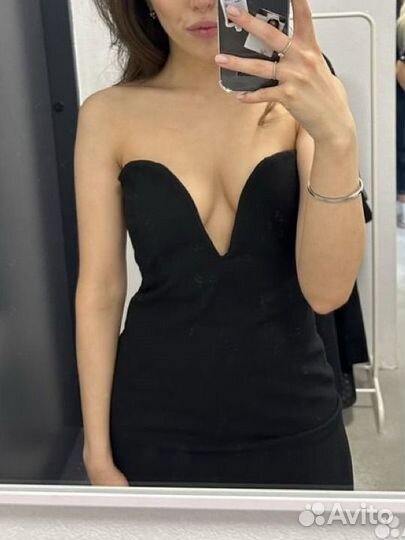 Черное платье Zara S