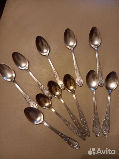 Чайные ложки из мельхиора СССР