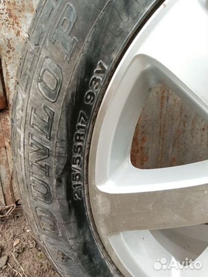 Литые диски r17 5x114 3 nissan бу