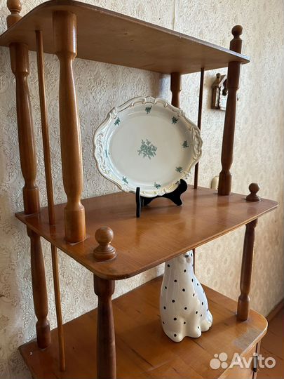 Этажерка советская с тумбой