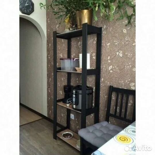 Стеллаж натуральное дерево