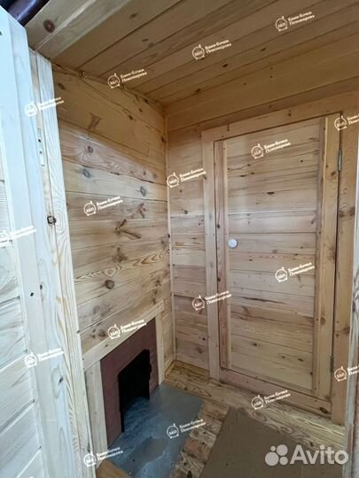 Баня бочка квадро