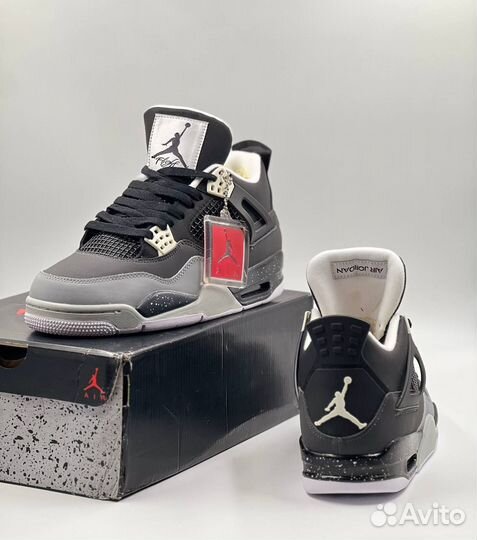 Кроссовки зимние Nike air jordan 4 retro(с мехом)