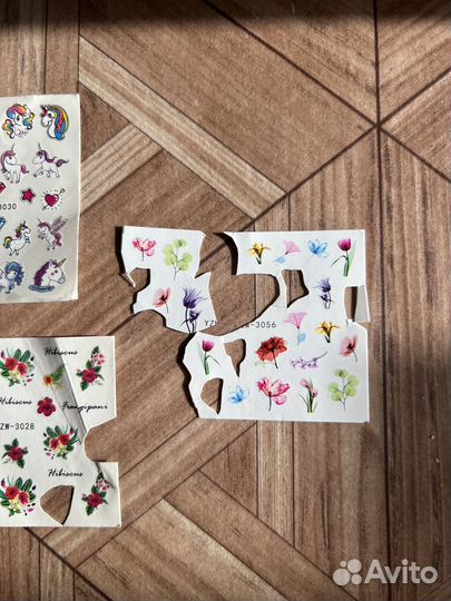 Наклейки слайдеры для ногтей