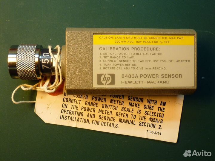 8483A Преобразователь мощности, 75 Ом