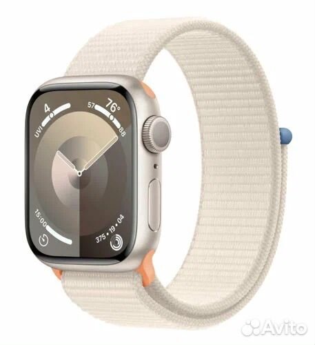 Apple Watch Series 9 41mm Starlight Sport Loop