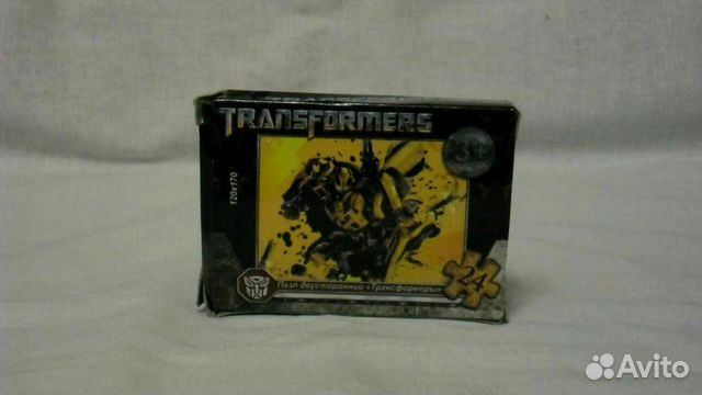 Пазл двухсторонний Трансформеры