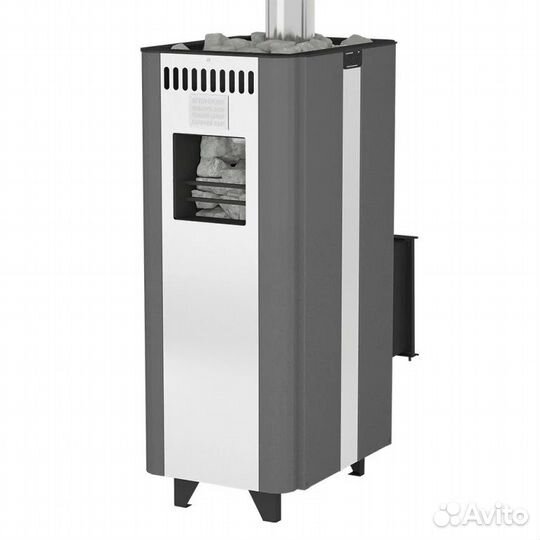 Банная печь Костер Парус 24 м3, с 2я каменками