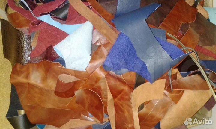 Обрезки натуральной кожи