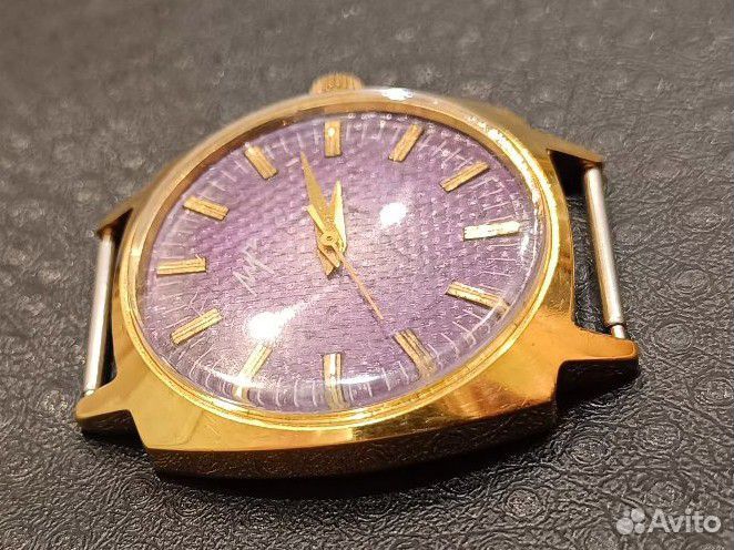 Часы Луч позолоченные СССР