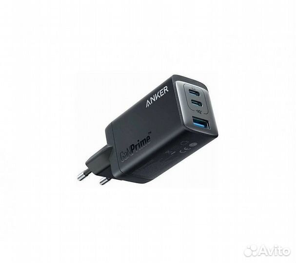 Сзу адаптер anker GaNPrime 65W (A2688) 2 USB-C+1 U