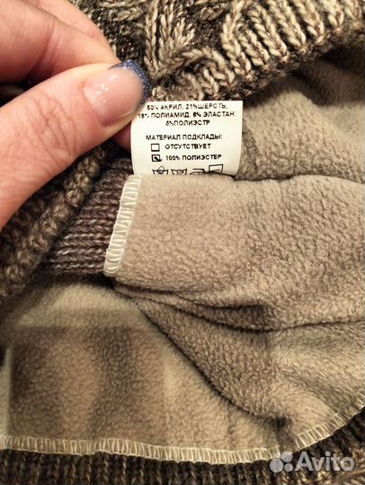 Комплект шапка, снуд, метенки