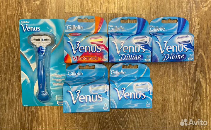 Женские кассеты Венус Gillette Venus-8 кассеты