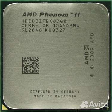 Процессор amd phenom ii x6 1100t