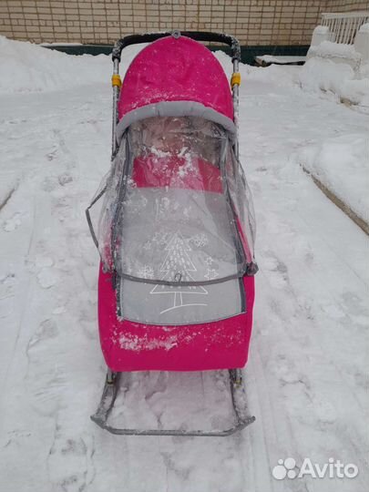 Коляска санки