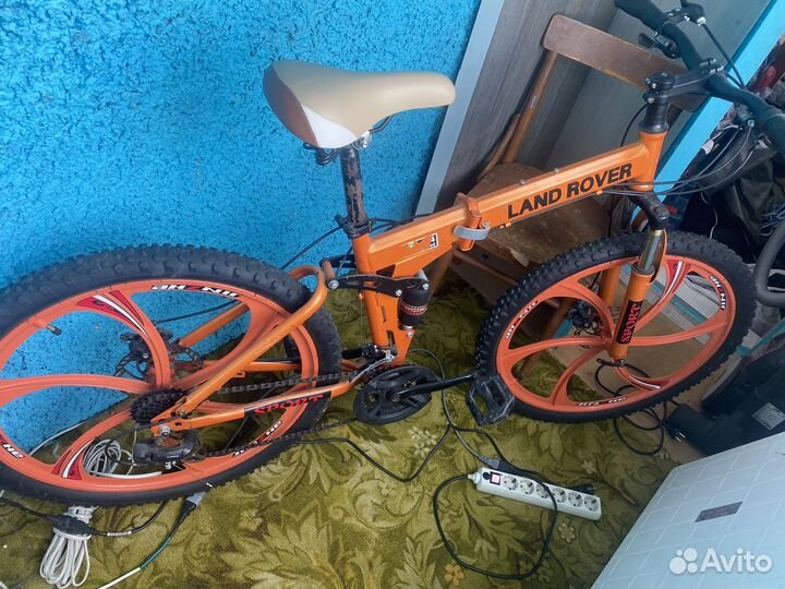 Велосипед на литых дисках