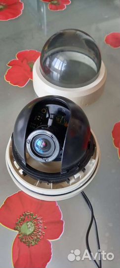 Камера видеонаблюдения купольная цветная