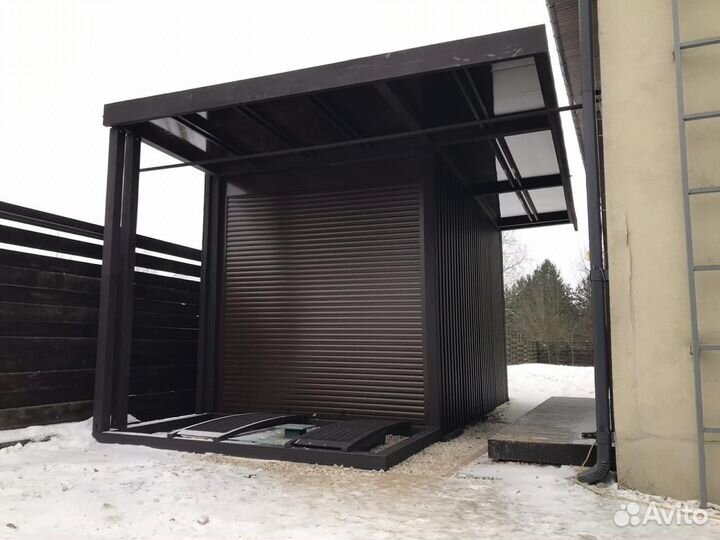 Ворота гаражные рулонные со сборкой до 48 ч