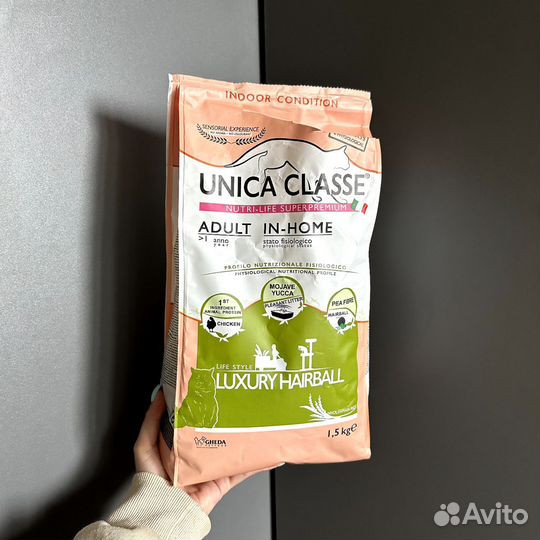 Корм для кошек unica classe (уника)