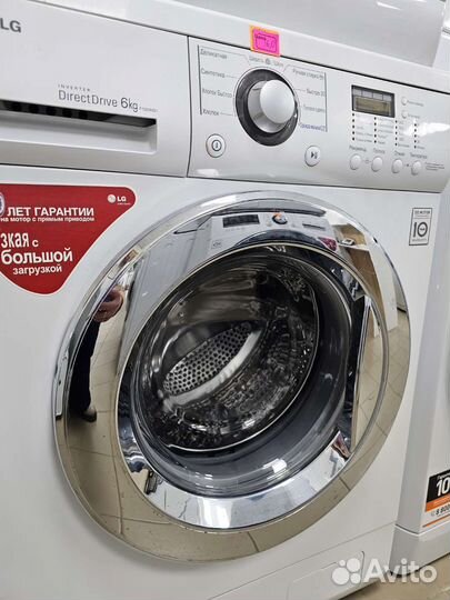 Стиральная машина Lg. Direct Drive 6кг. Узкая