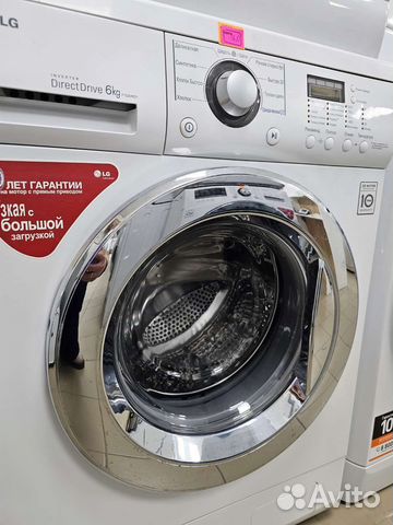 Стиральная машина Lg. Direct Drive 6кг. Узкая