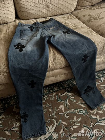 Джинсы chrom hearts