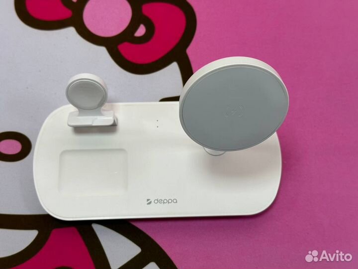 Беспроводная зарядная станция 3 в 1, Deppa